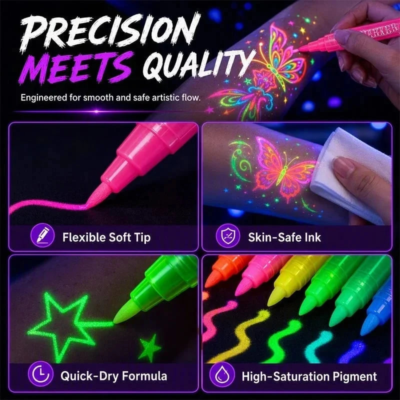Neslemy Glow Tattoo Markers