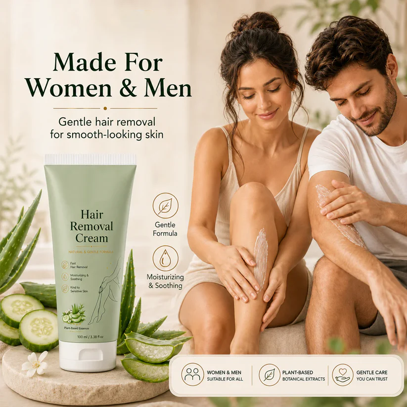 Viabod Painless Depilatory Cream – No Razor Bumps, No Harsh Odor