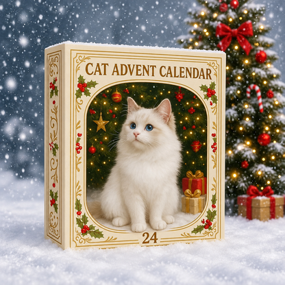 🐱🎄 24 Days of Christmas Cats Advent Calendar – 24 Collectible Festive Cat Surprises