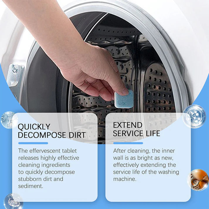 🌸 Say Goodbye to Musty Laundry! Powerful Deep-Cleaning Washer Tablets (12-Count) — 🔥 Limited Time 40% OFF! 🎉