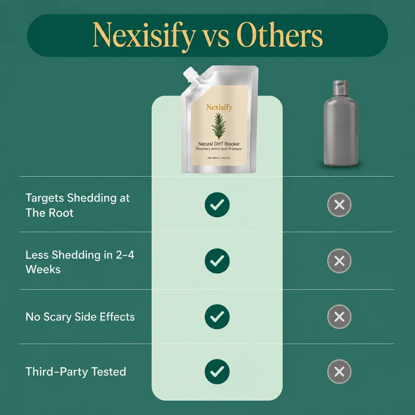 Nexisify Rosemary Amino Acid Shampoo– Repair, Nourish & Strengthen – Reduces Hair Fall
