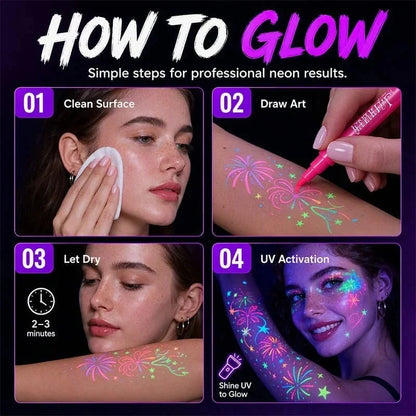 Neslemy Glow Tattoo Markers