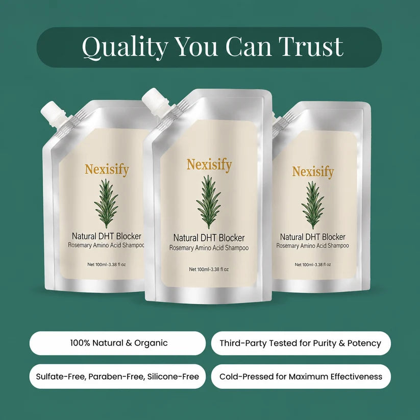 Nexisify Rosemary Amino Acid Shampoo– Repair, Nourish & Strengthen – Reduces Hair Fall