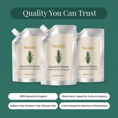 Nexisify Rosemary Amino Acid Shampoo– Repair, Nourish & Strengthen – Reduces Hair Fall