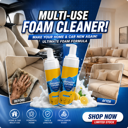 Heavy Duty 4 in 1 Multi Enzyme Foam Cleaner Spray