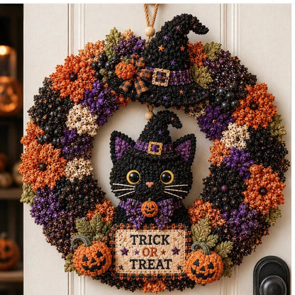 🎄 3D Fabric Poke Wreath DIY Kit