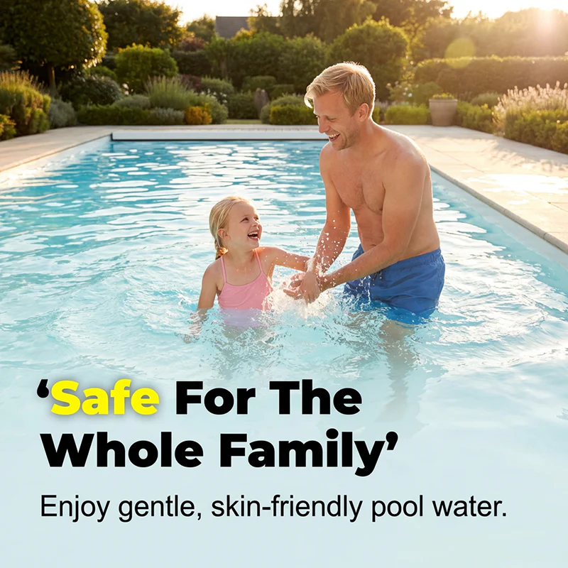 🏊‍♂️Pool Cleaning Tablets for Crystal Clear Water& Safe for Kids!