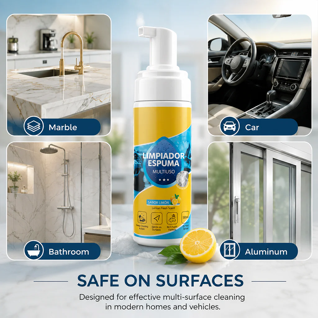 Heavy Duty 4 in 1 Multi Enzyme Foam Cleaner Spray